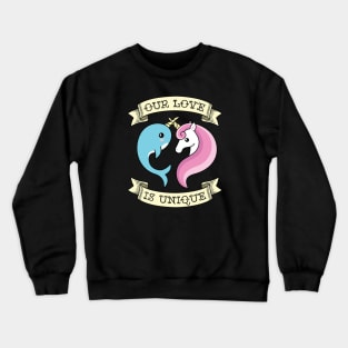 Unique love Crewneck Sweatshirt